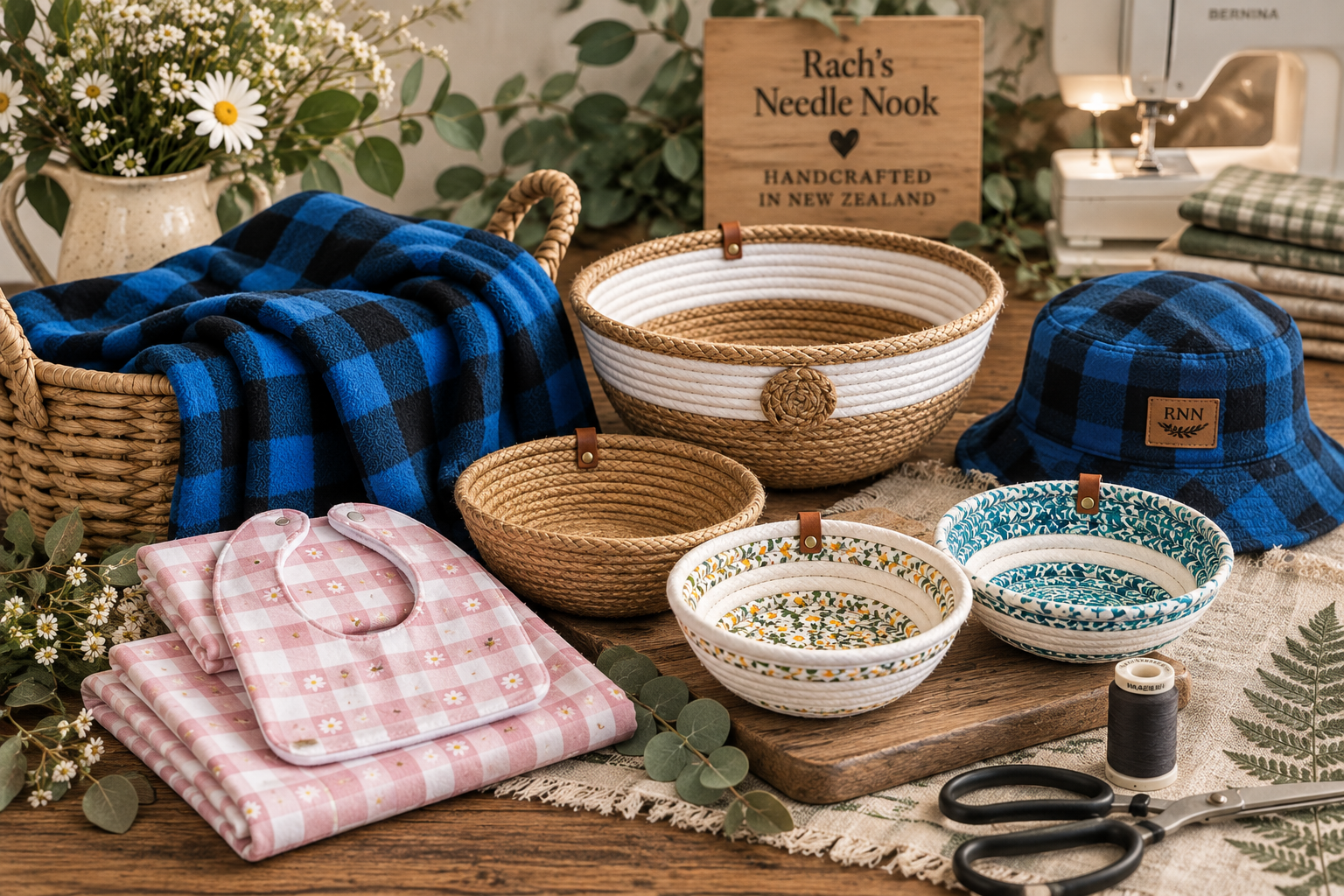 Rach's Needle Nook handcrafted New Zealand products